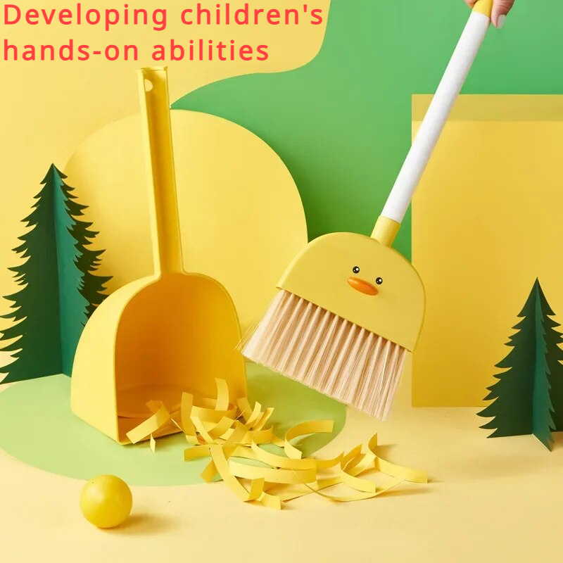 Kids Outdoor Broom - الغذاء الصف PP الأطفال مكنسة صغيرة