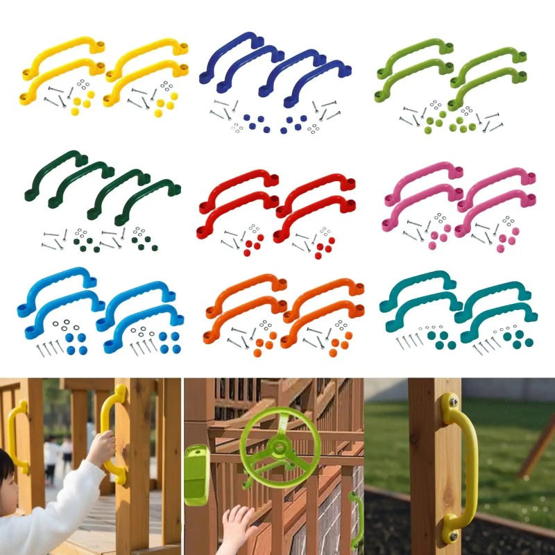 4 قطع من مقابض إطار التسلق، مل - مراجعة Kids Outdoor Climbing Frame وسعره