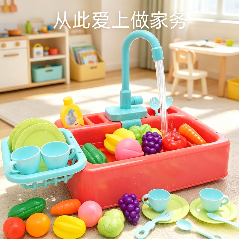 مجموعة حوض غسيل الأطباق البلاس - مراجعة Kids Outdoor Kitchen Accessories وسعره