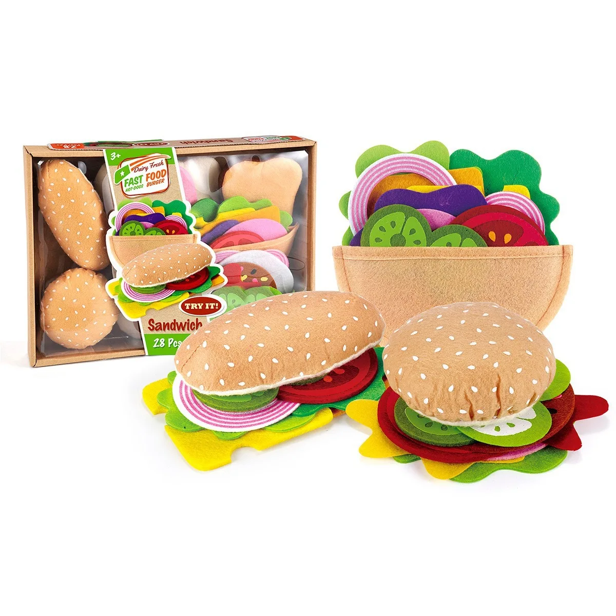 مجموعة أطعمة اللعب من اللباد ( - مراجعة Kids Outdoor Kitchen Accessories وسعره